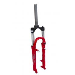 Вилка 26" RST GILA ML 1-1/8"аморт. под диск/v-brake ход-100  красная
